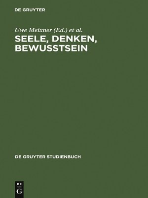 cover image of Seele, Denken, Bewusstsein